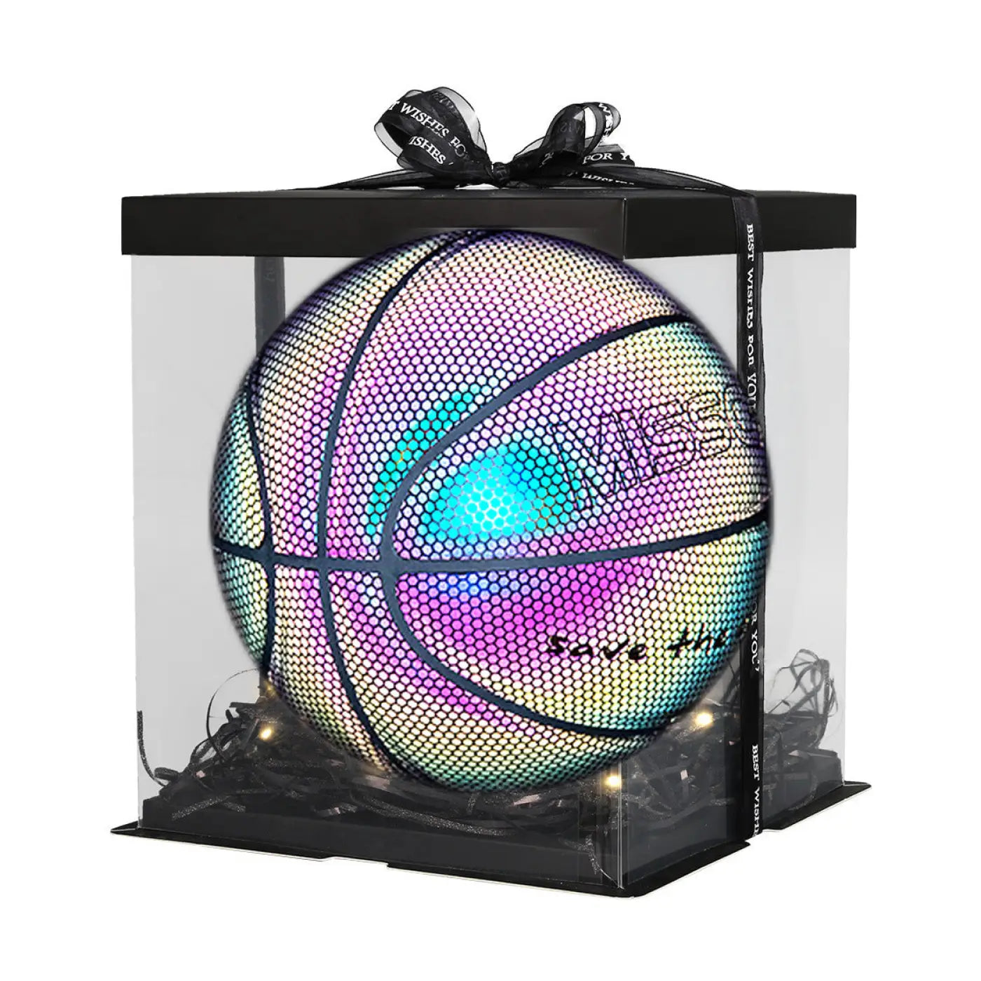 The Ball Depot basketball: Glowing Luminous Fluorescent Basketball