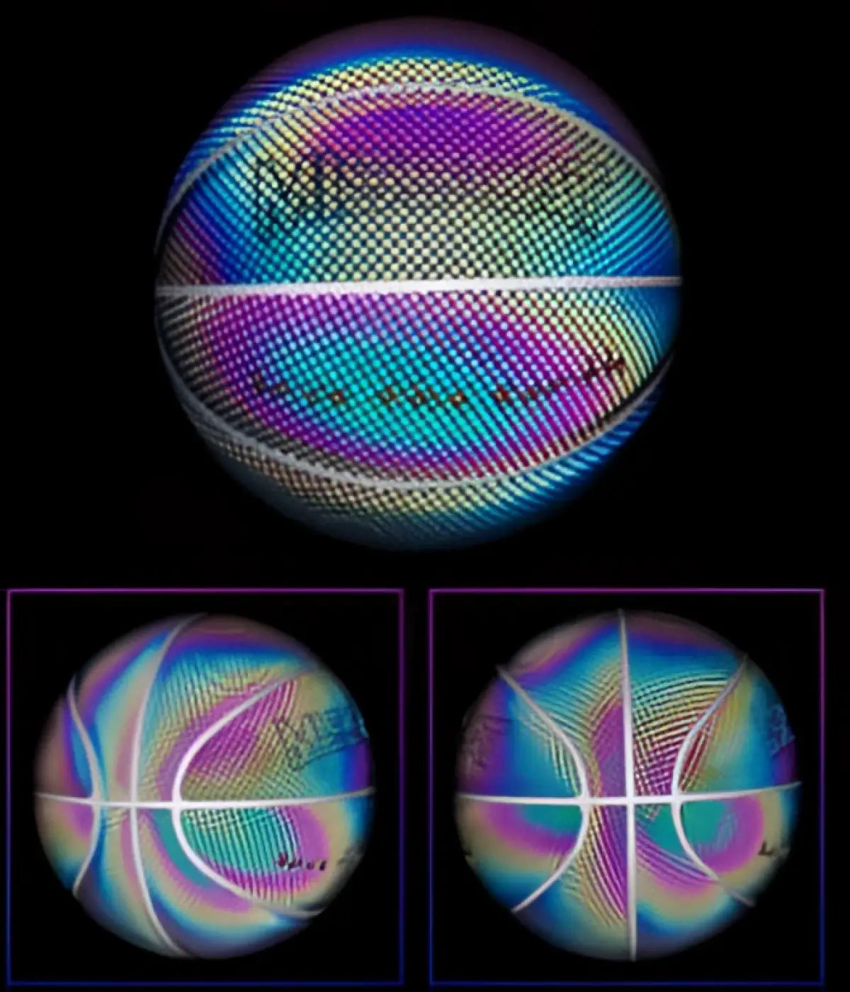 The Ball Depot basketball: Glowing Luminous Fluorescent Basketball
