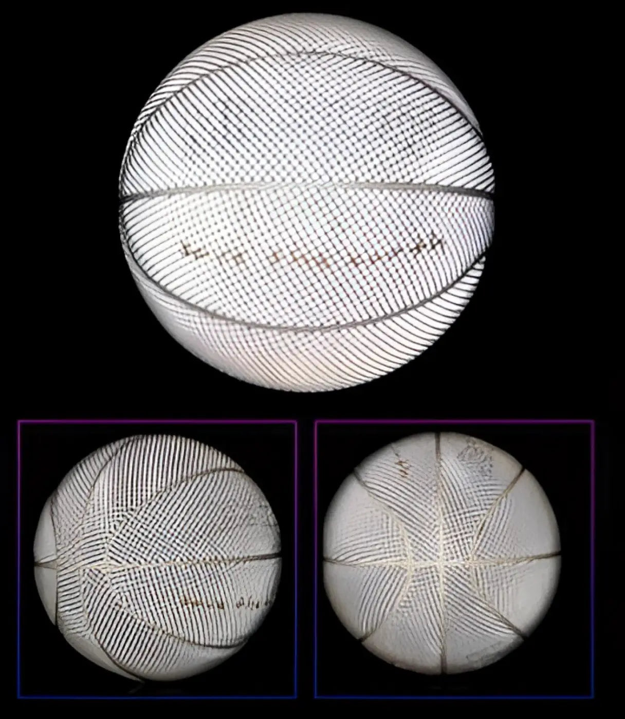 The Ball Depot basketball: Glowing Luminous Fluorescent Basketball