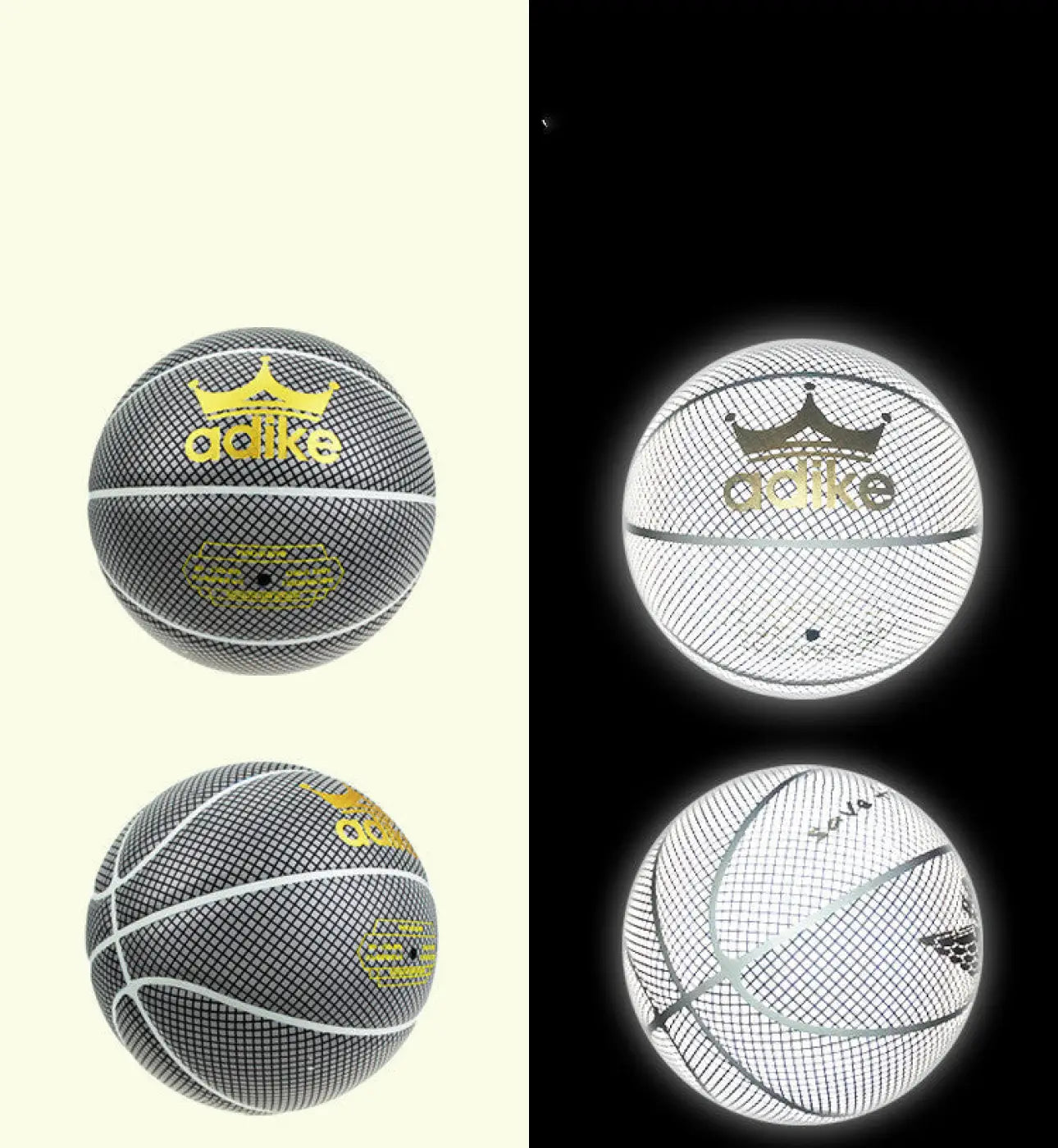 The Ball Depot basketball: Glowing Luminous Fluorescent Basketball