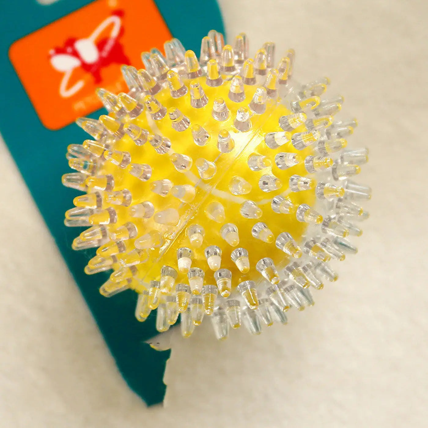 The Ball Depot novelty ball: Glowing Spiny Balls