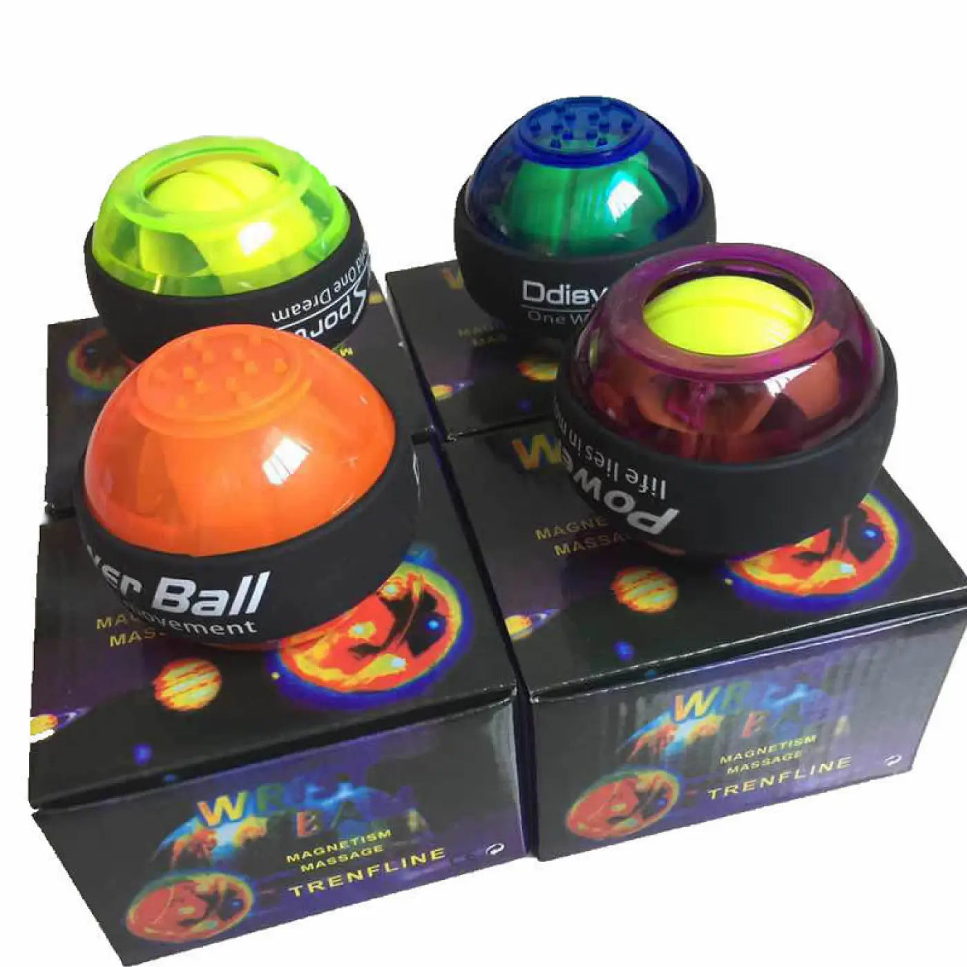The Ball Depot hand ball: Glowing Wrist Power Ball