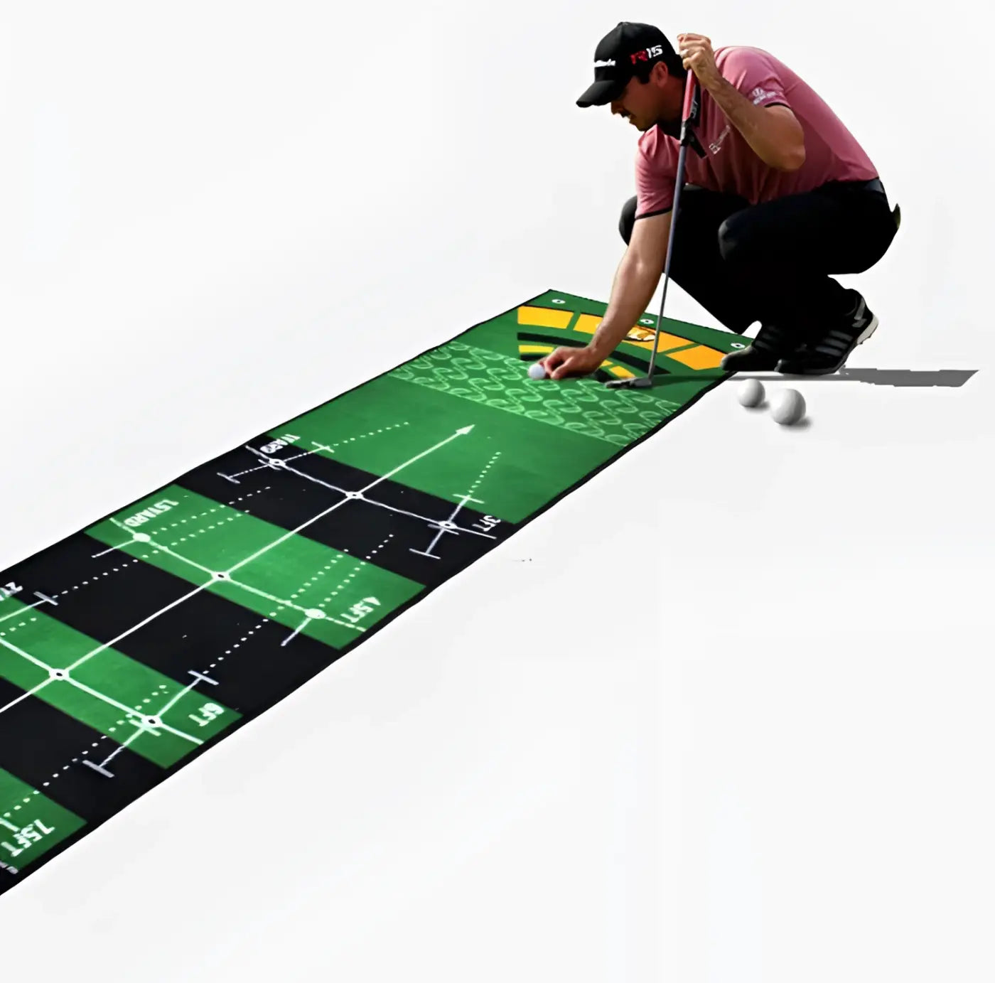 The Ball Depot golf ball: Golf Practice Rug