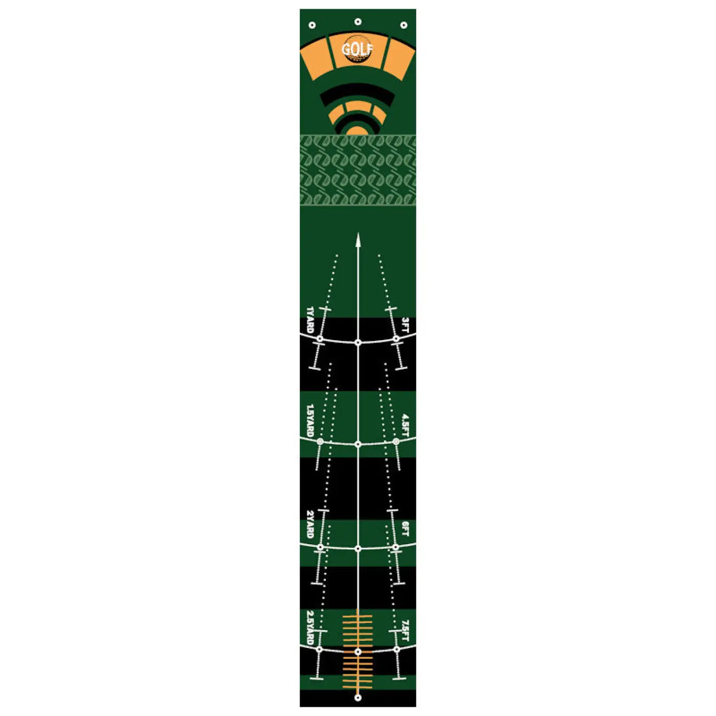 The Ball Depot golf ball: Golf Practice Rug