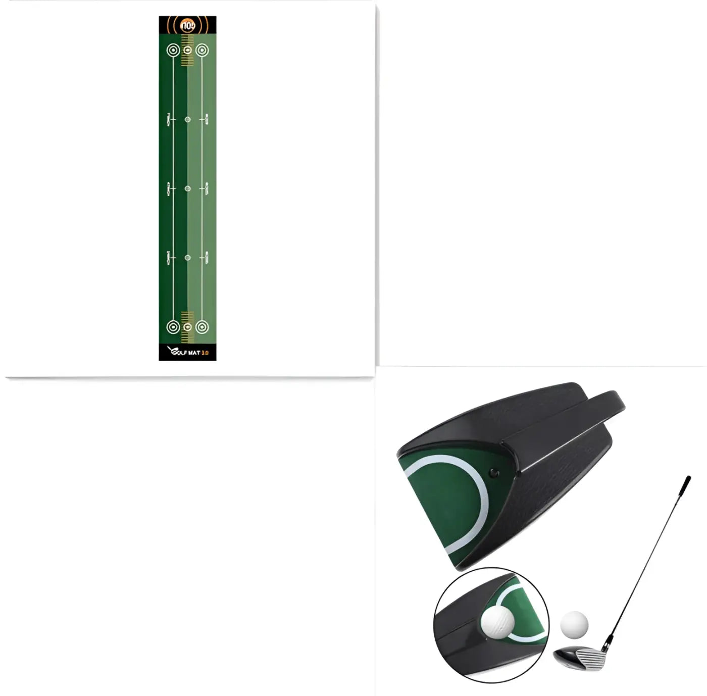 The Ball Depot golf ball: Golf Practice Rug
