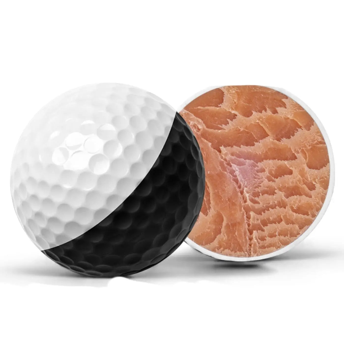 The Ball Depot golf ball: Golf Two-tone Two-layer Ball Putter Practicing Ball
