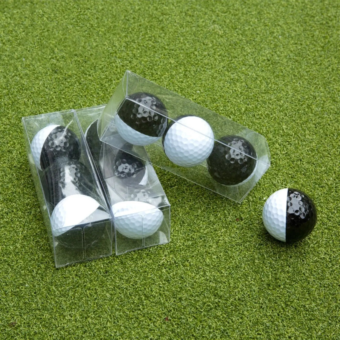 The Ball Depot golf ball: Golf Two-tone Two-layer Ball Putter Practicing Ball