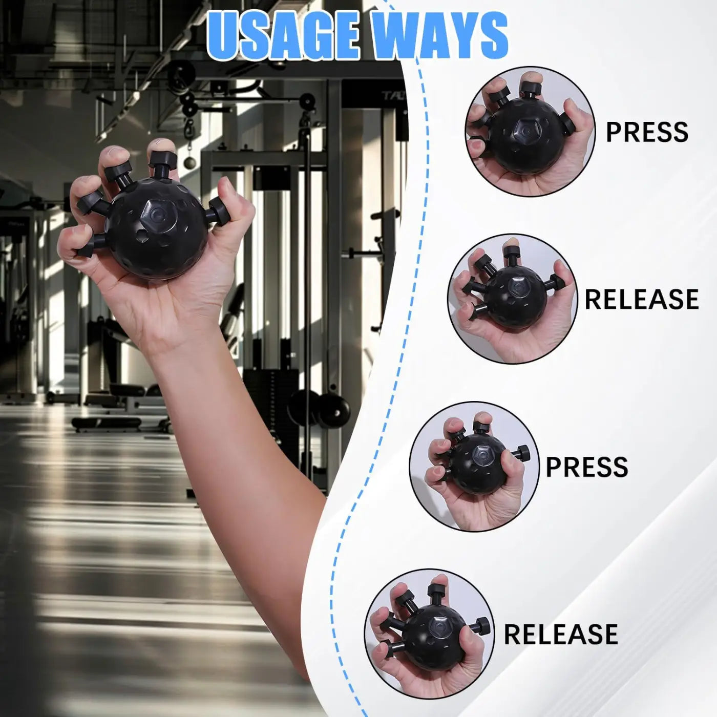 The Ball Depot finger balls: Gym Finger Hand Balls
