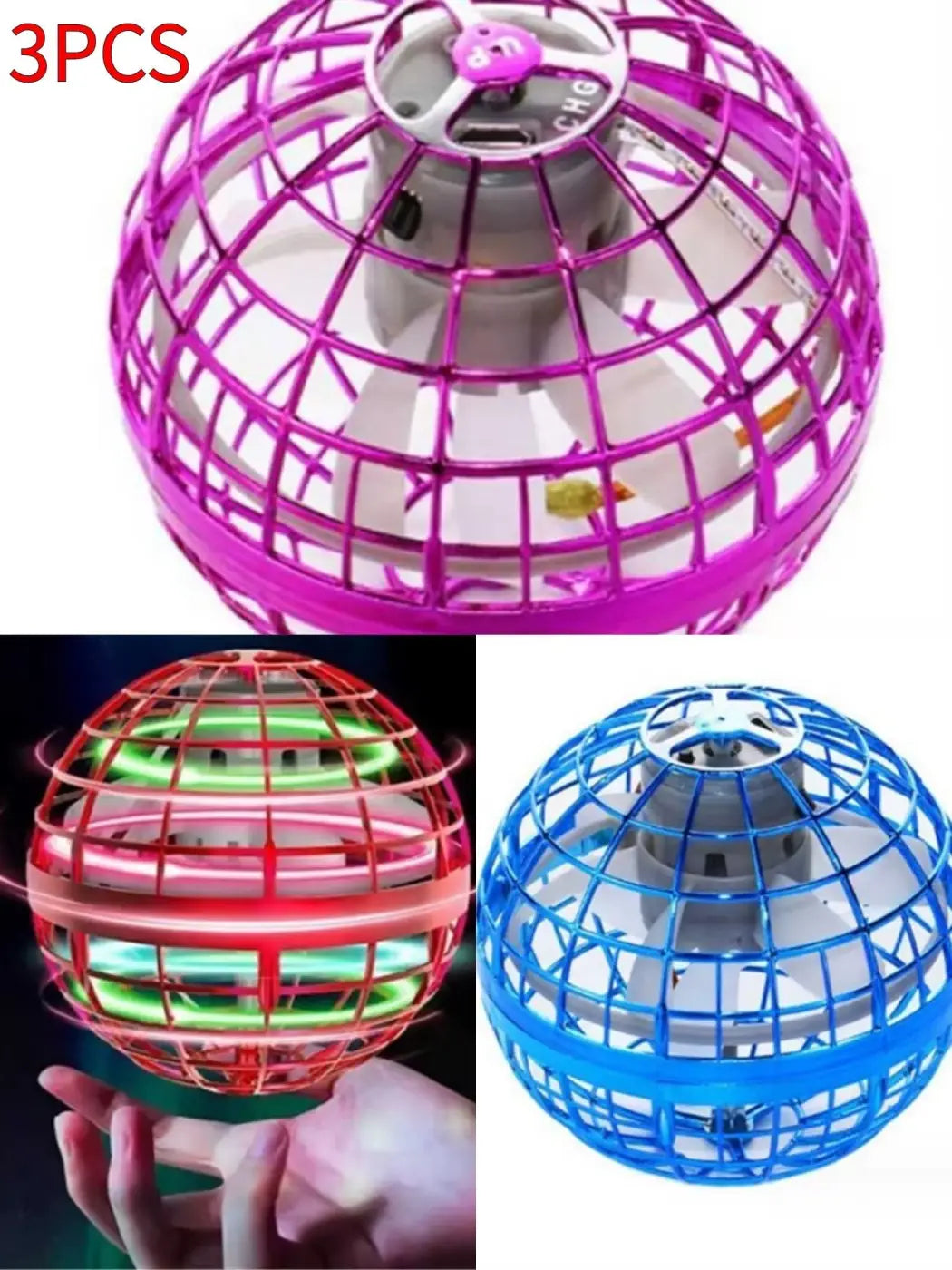 The Ball Depot novelty ball: Gyro Magic Glowing Flying Ball
