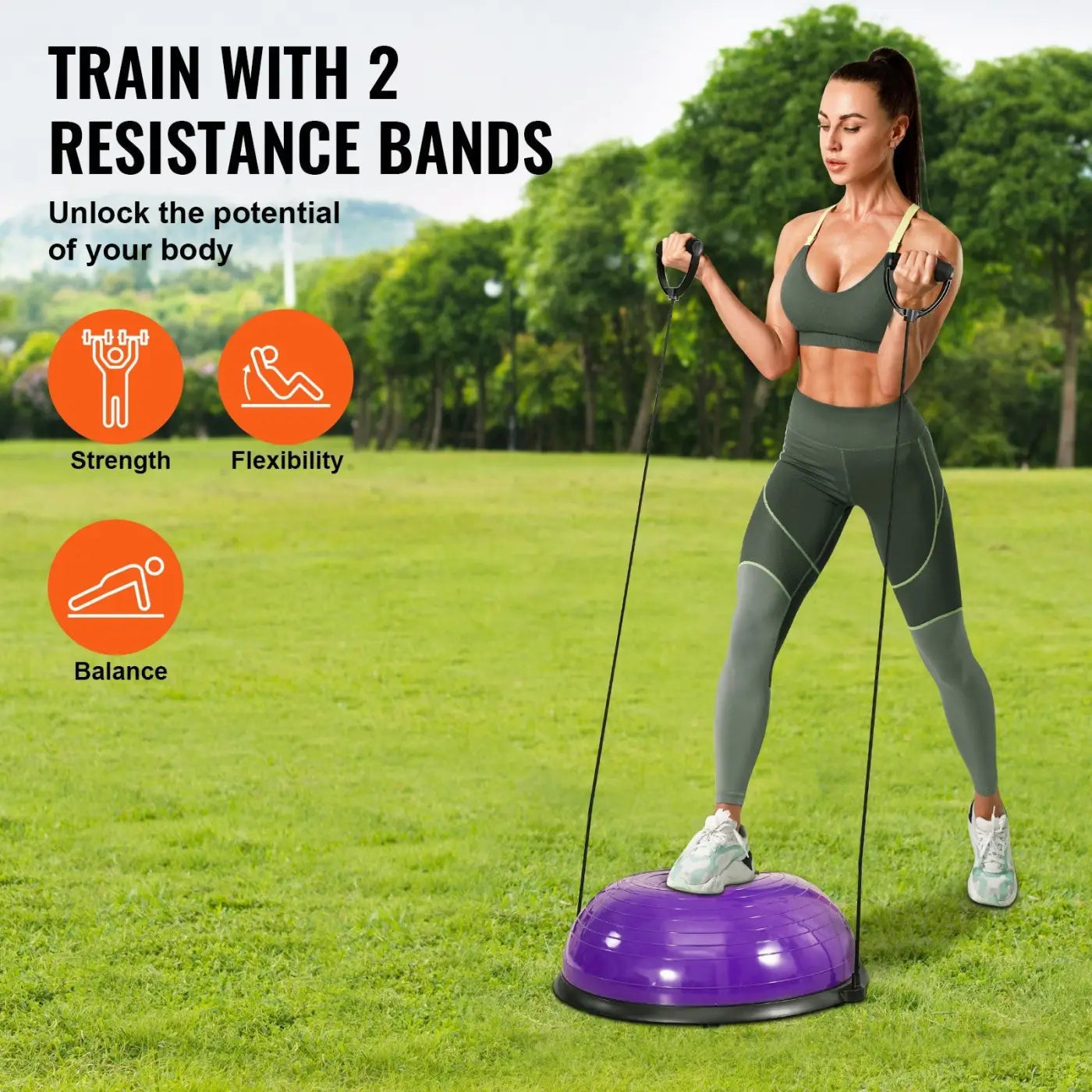 The Ball Depot yoga ball: Half Exercise Ball Trainer