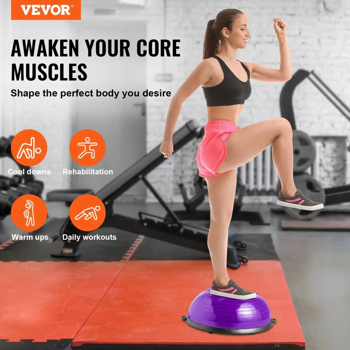 The Ball Depot yoga ball: Half Exercise Ball Trainer