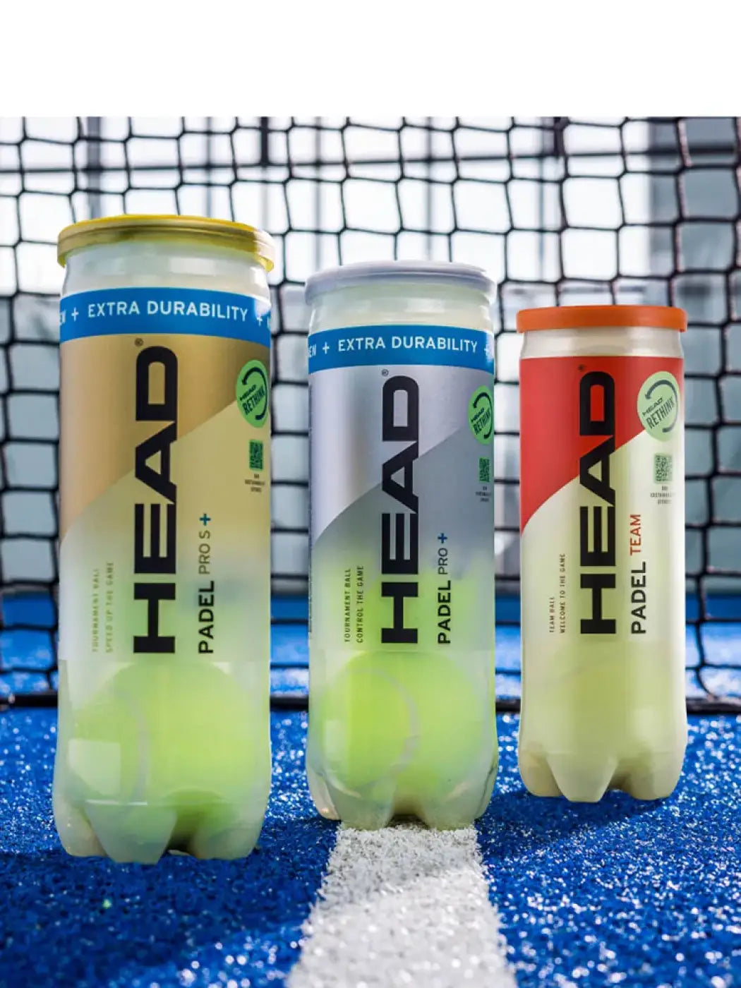 The Ball Depot tennis balls: HEAD Controlled Tennis Balls - 3 Balls