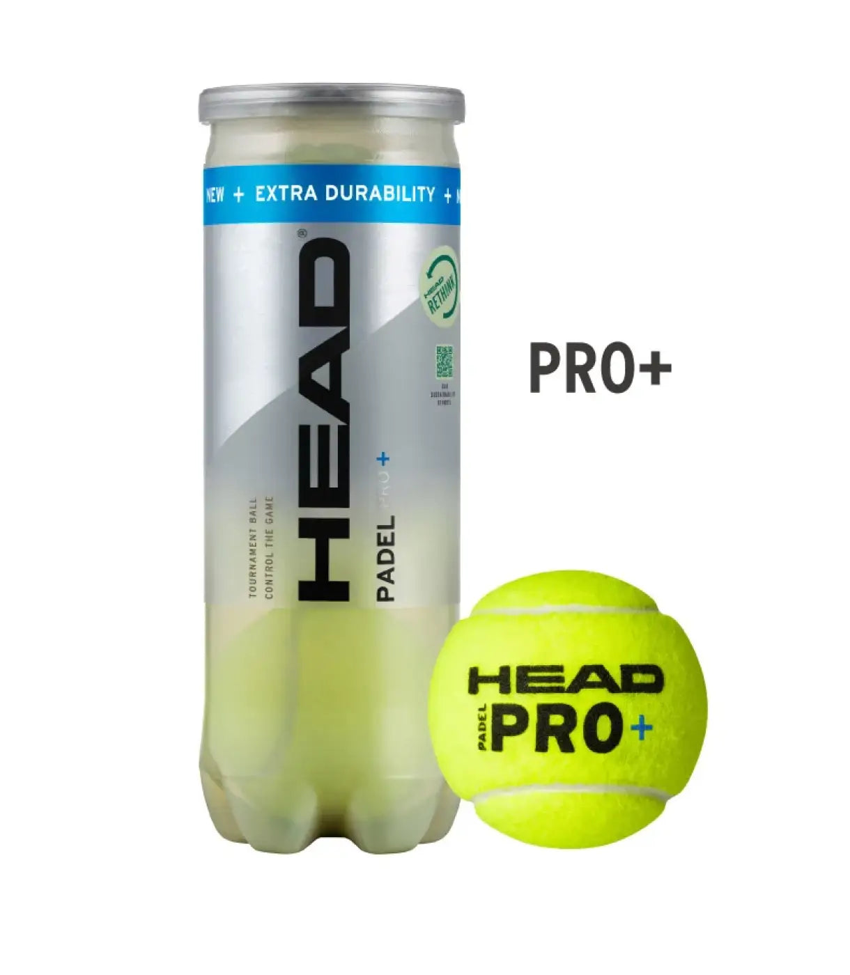 The Ball Depot tennis balls: HEAD Controlled Tennis Balls - 3 Balls