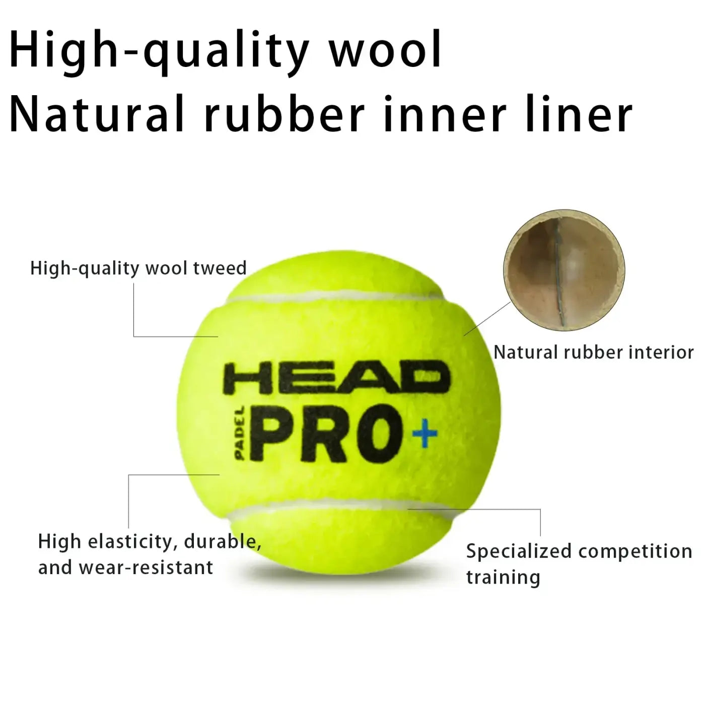 The Ball Depot tennis balls: HEAD Padel ITF Certified Tennis Ball