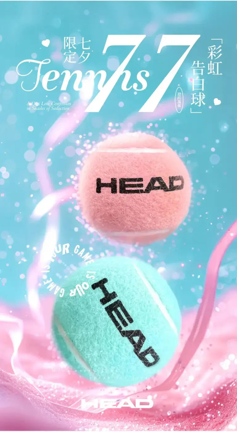 The Ball Depot : HEAD Professional Tennis Training Ball Beginner High Elasticity Indoor Sports Competition Resistant Balls Accessories Pink