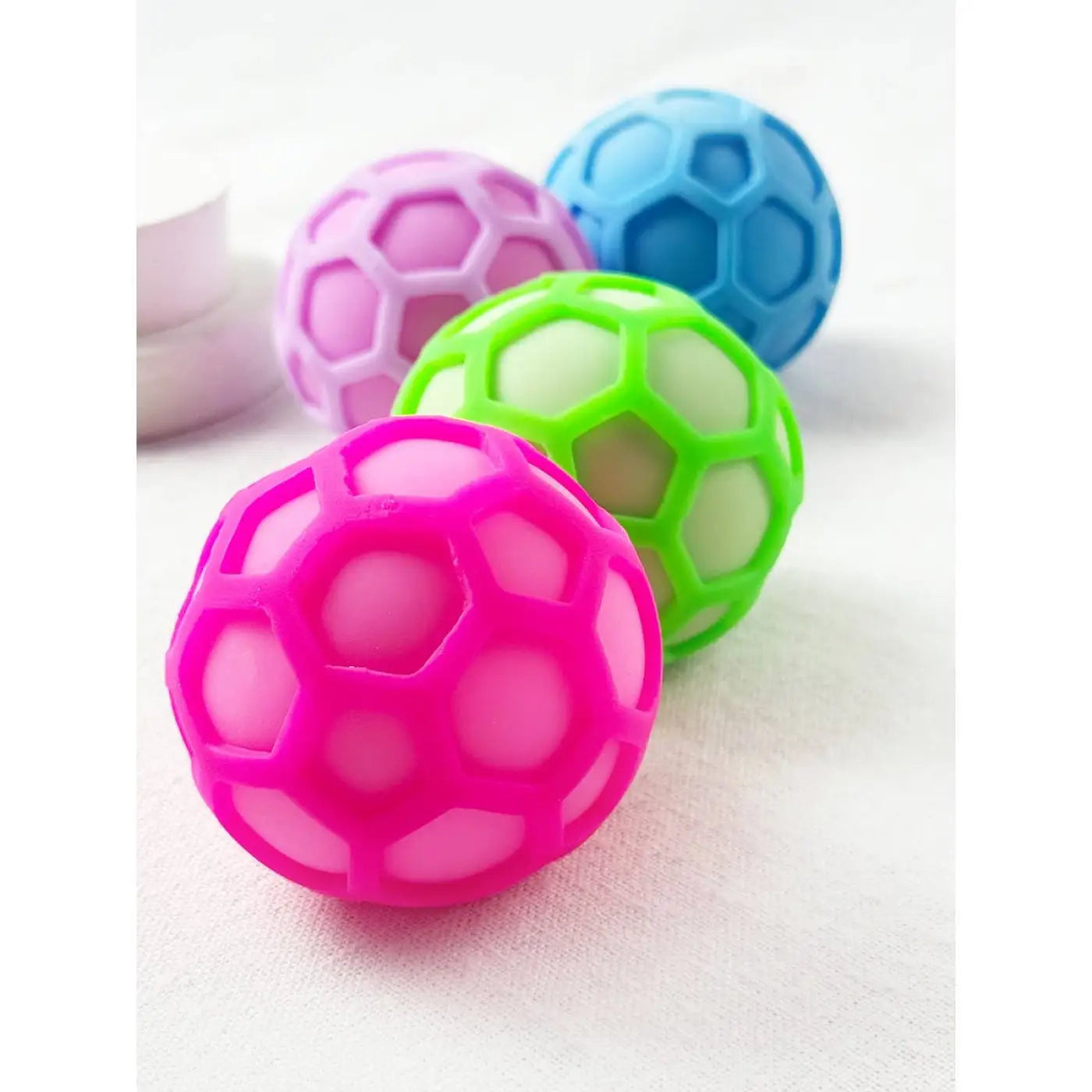 Love and Repeat squish ball: Hexaball Stress Squishy Ball