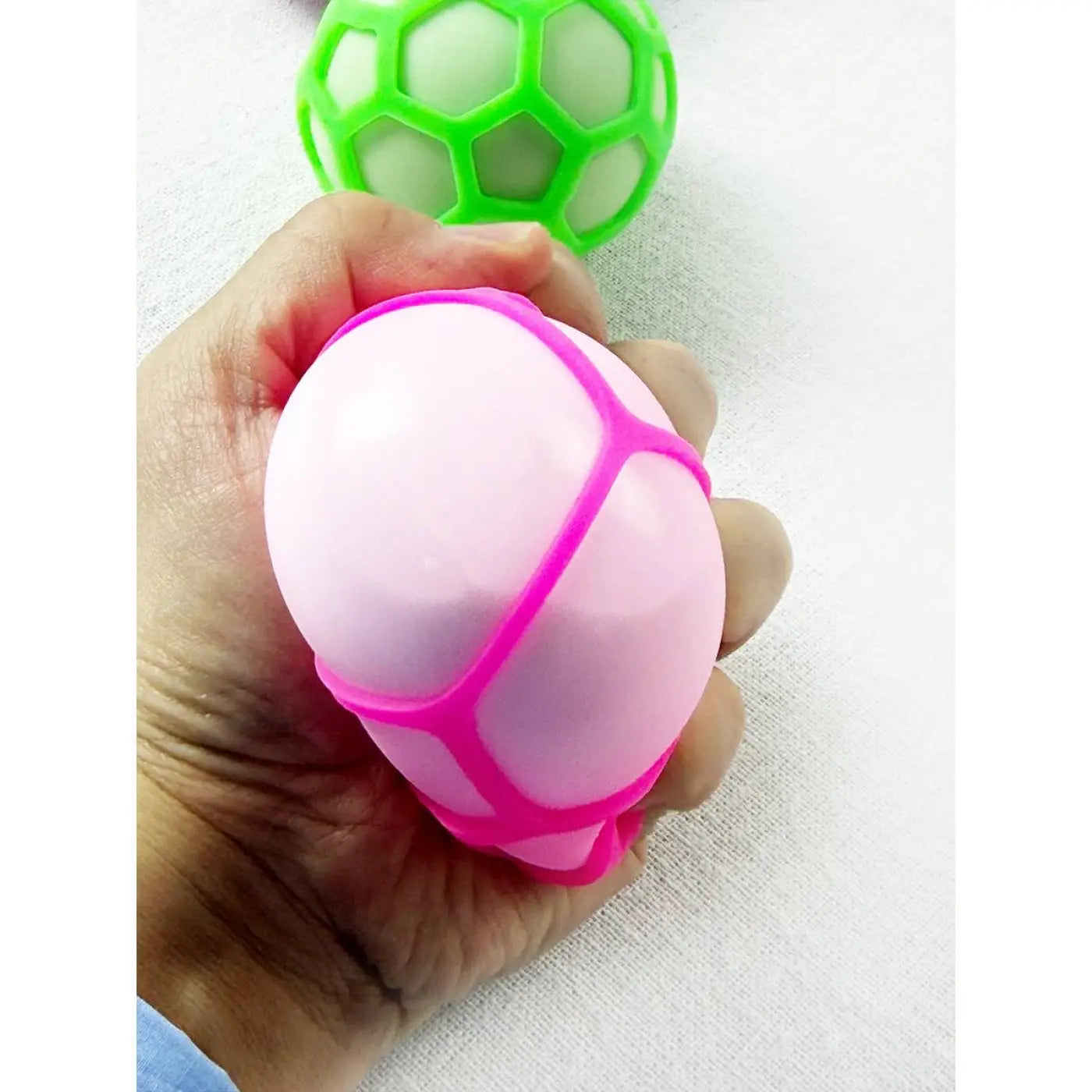 Love and Repeat squish ball: Hexaball Stress Squishy Ball
