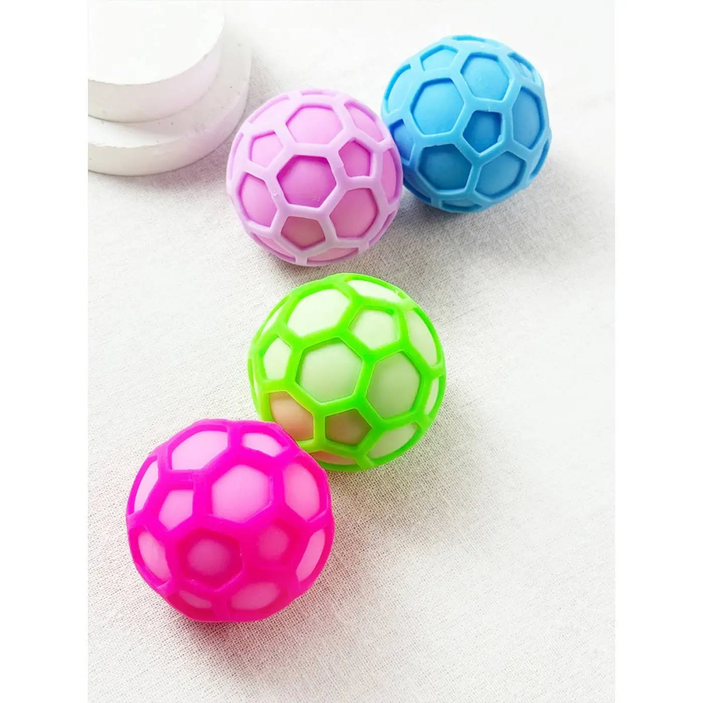 Love and Repeat squish ball: Hexaball Stress Squishy Ball