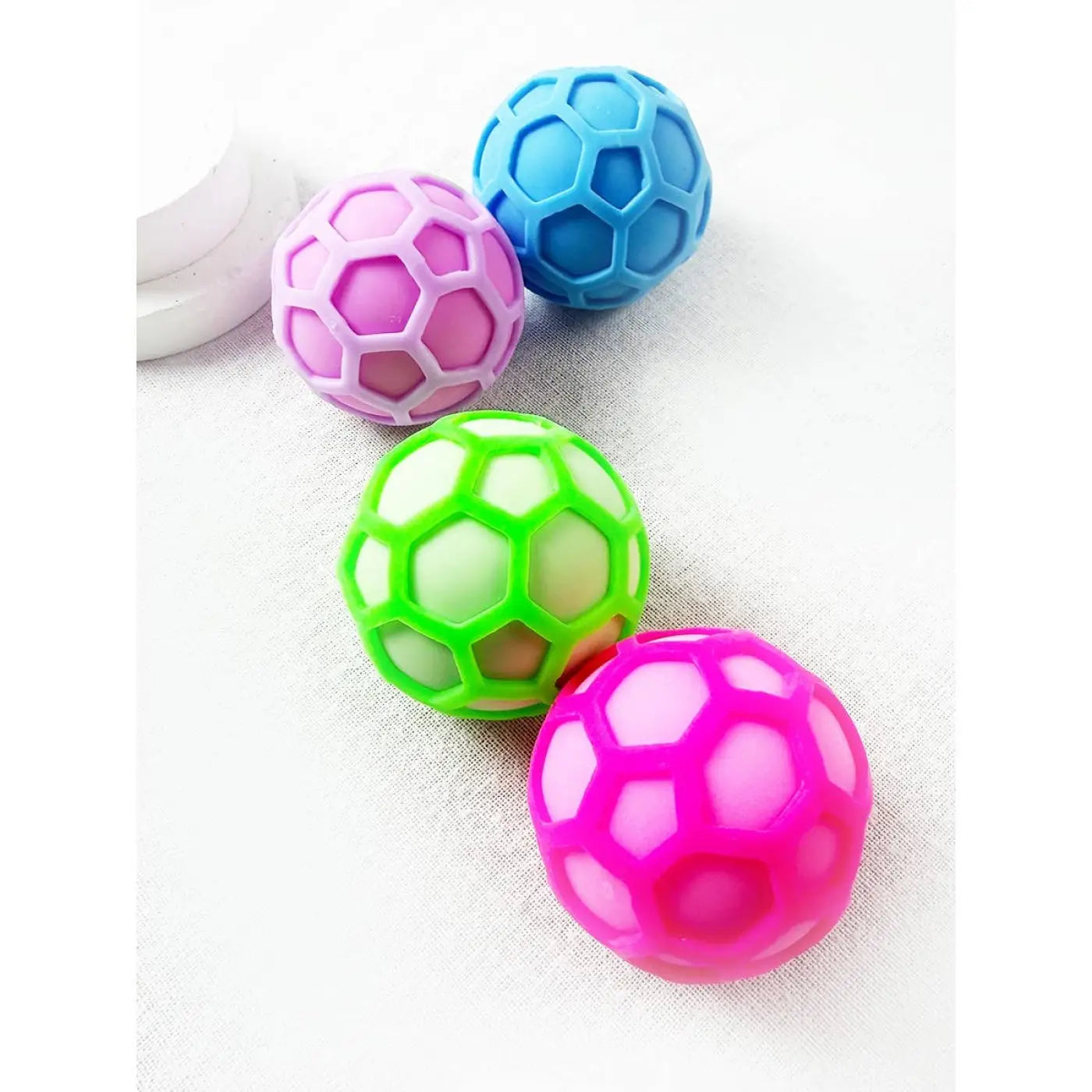 Love and Repeat squish ball: Hexaball Stress Squishy Ball
