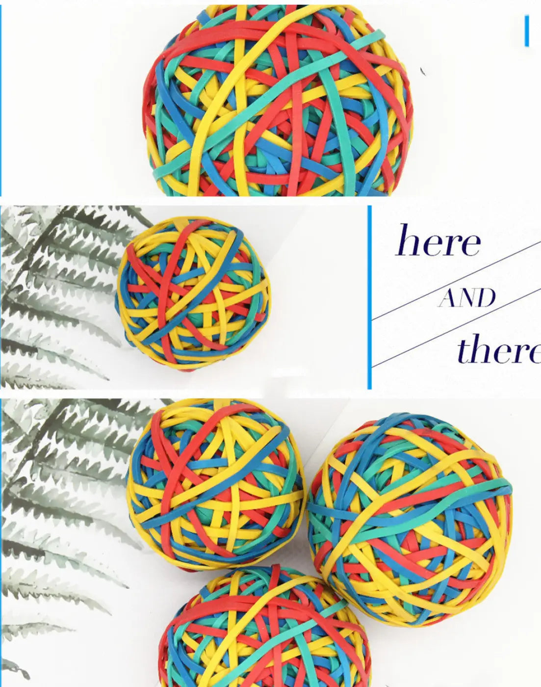 The Ball Depot rubber ball: High Elastic Multi Color Rubber Ball