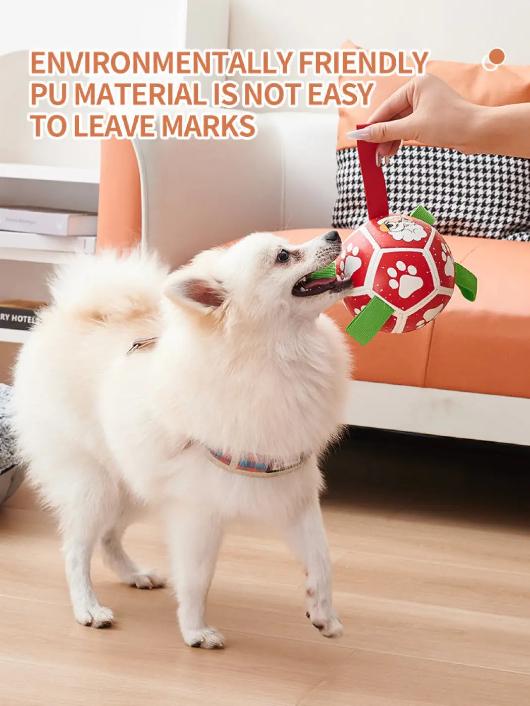 The Ball Depot dog balls: Holiday Soccer Dog Balls