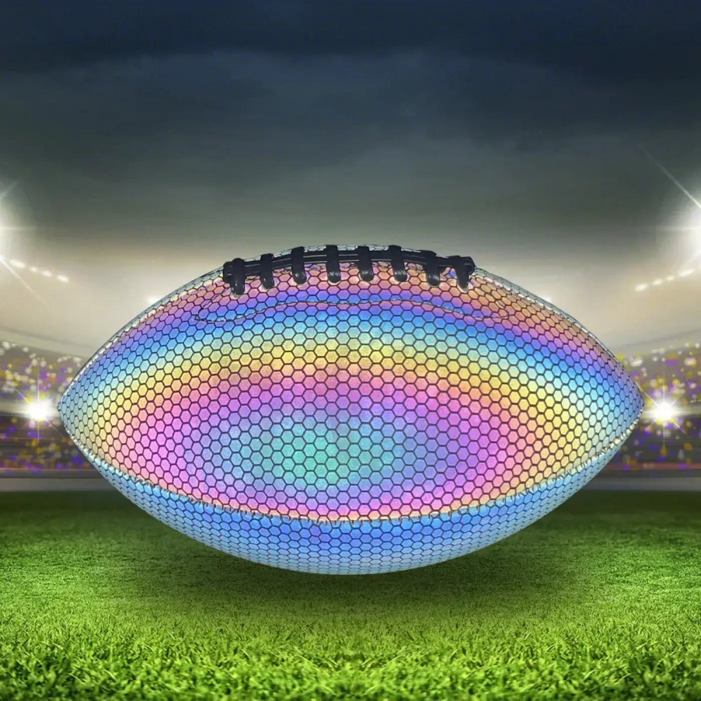 The Ball Depot american football: Holographic Luminous American Football