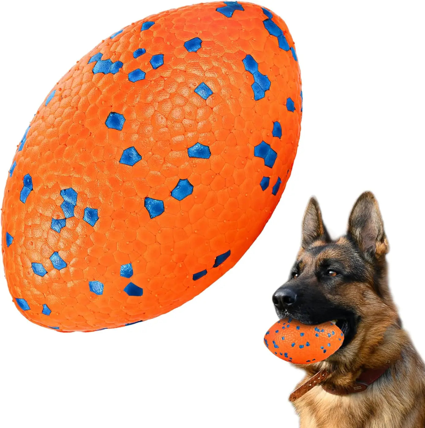 The Ball Depot dog balls: Indestructible Large Rugby Dog Balls