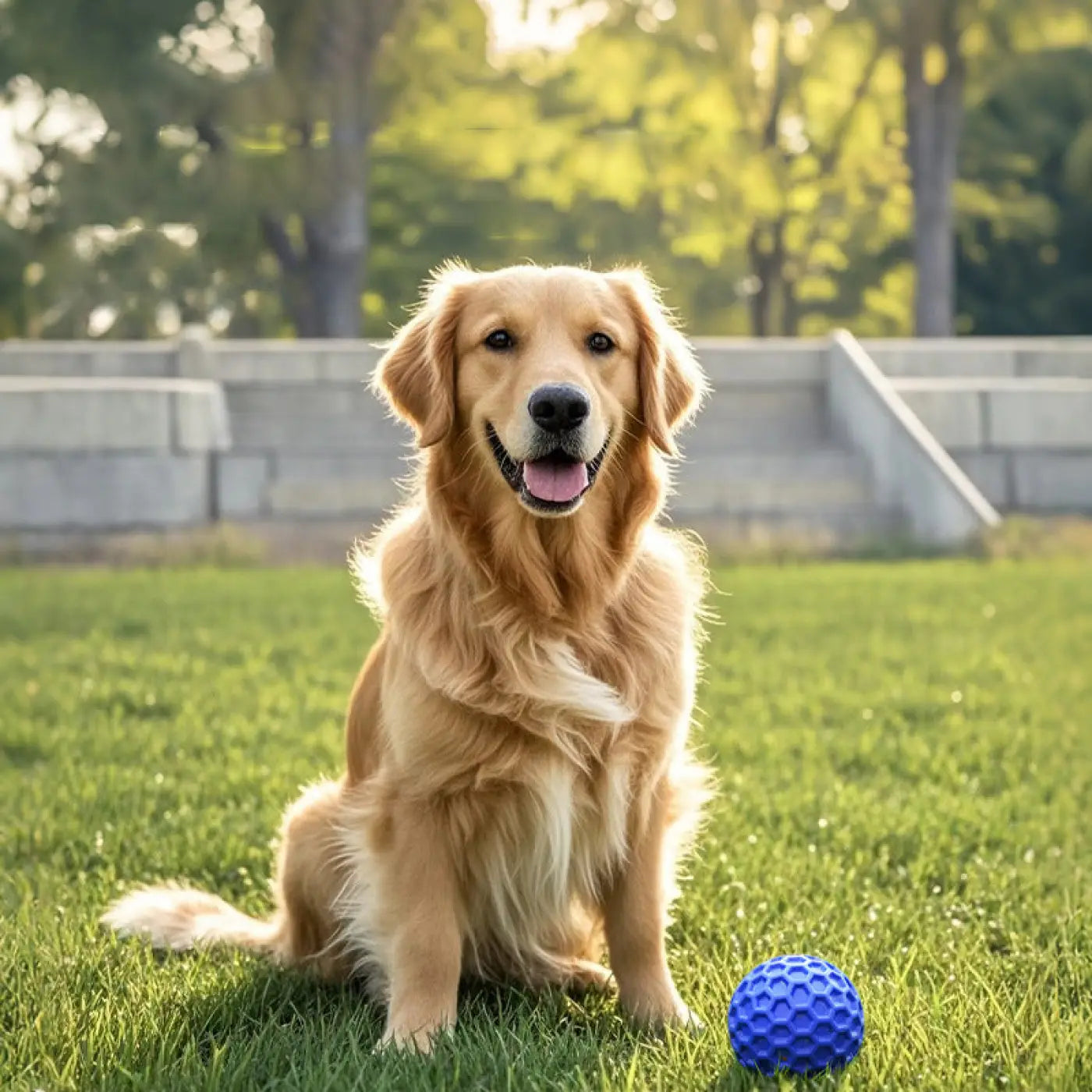 The Ball Depot dog balls: Indestructible Squeaky Dog Balls