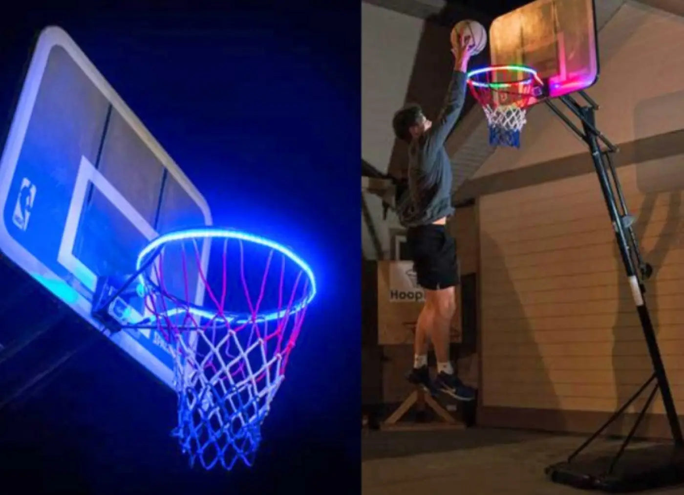 The Ball Depot ball game: Induction Color Changing Basketball Frame Light