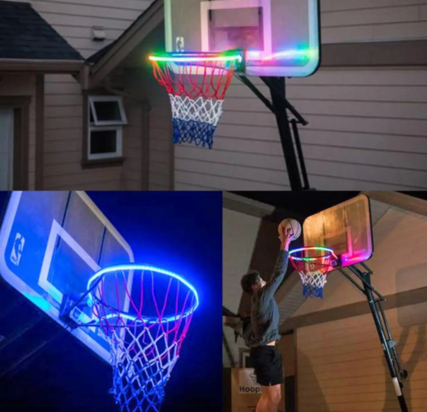 The Ball Depot ball game: Induction Color Changing Basketball Frame Light