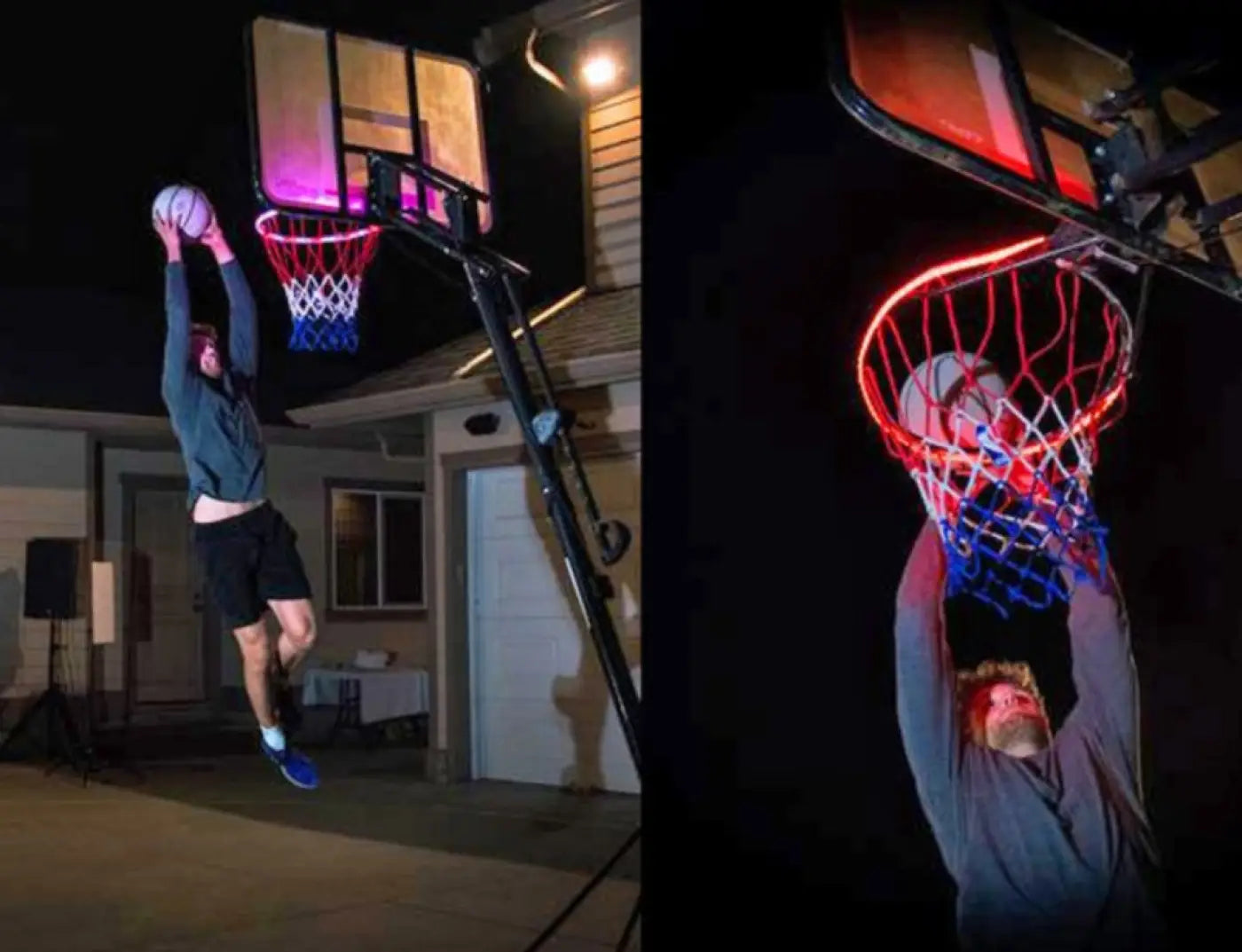 The Ball Depot ball game: Induction Color Changing Basketball Frame Light