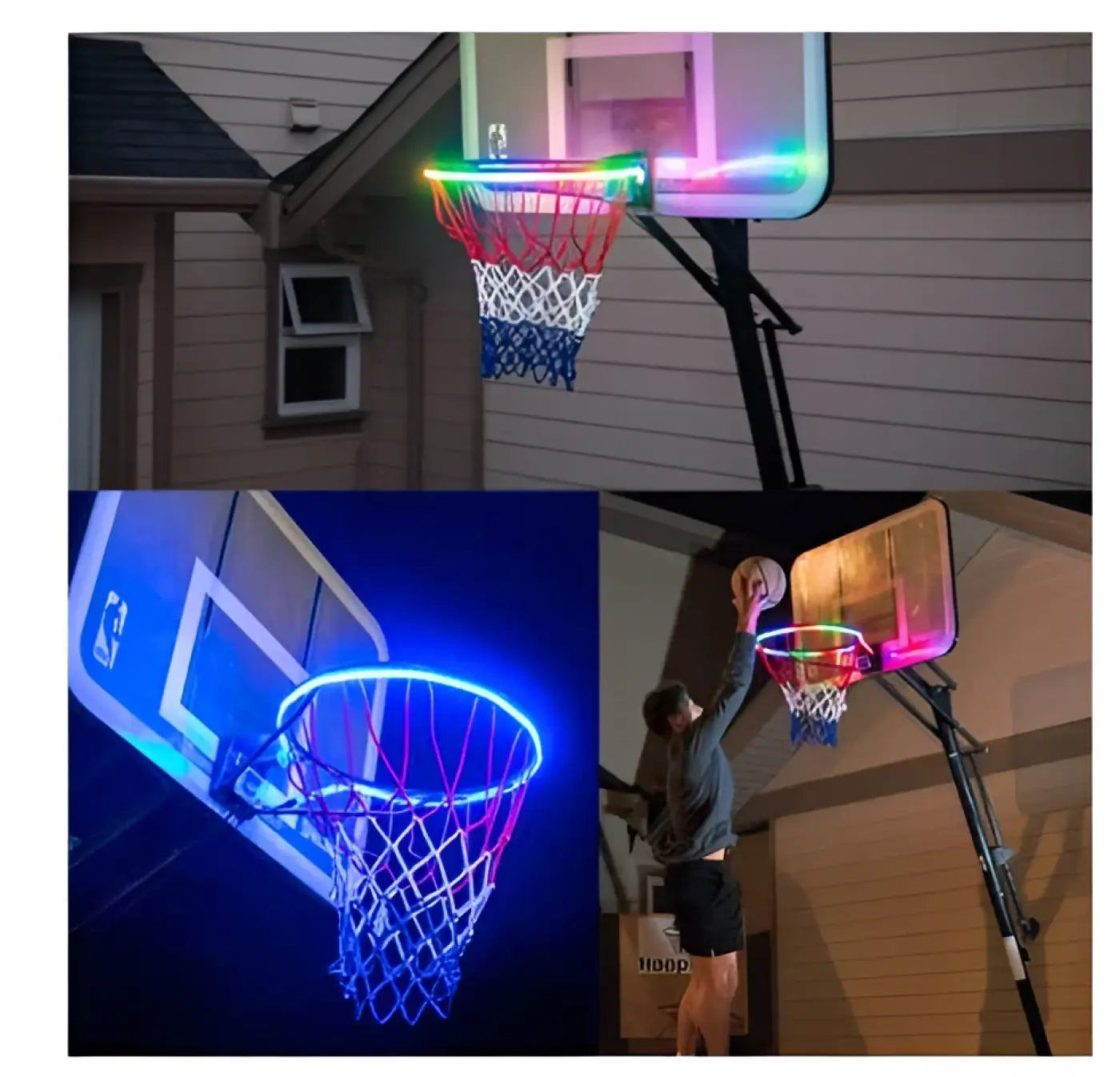The Ball Depot ball game: Induction Color Changing Basketball Frame Light
