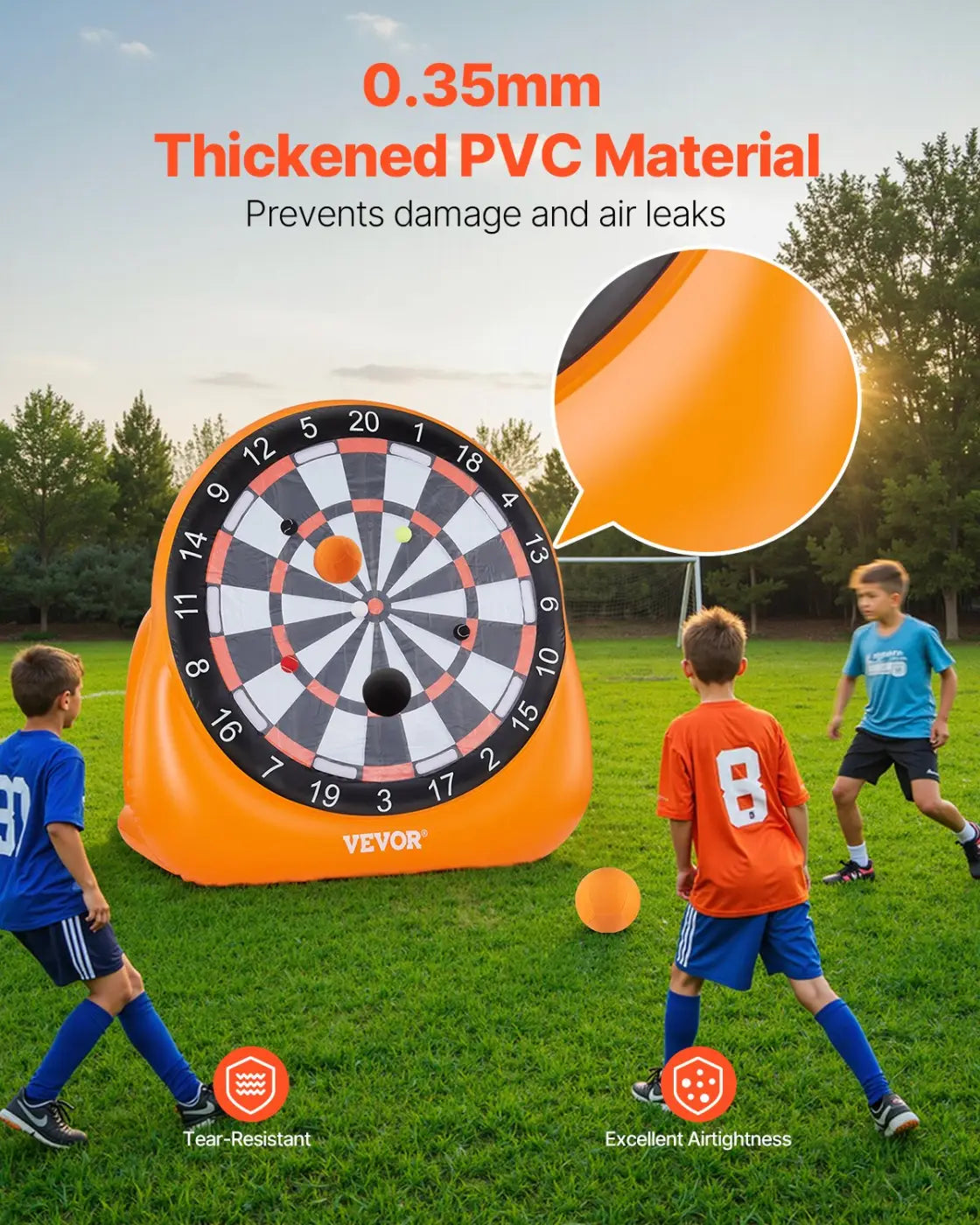 Cashymart ball game: Inflatable 6ft Soccer Dart Board