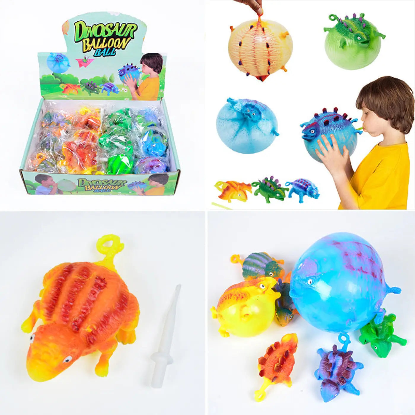 The Ball Depot novelty ball: Inflatable Animal Decompression Blowing Dinosaur Bobo Ball