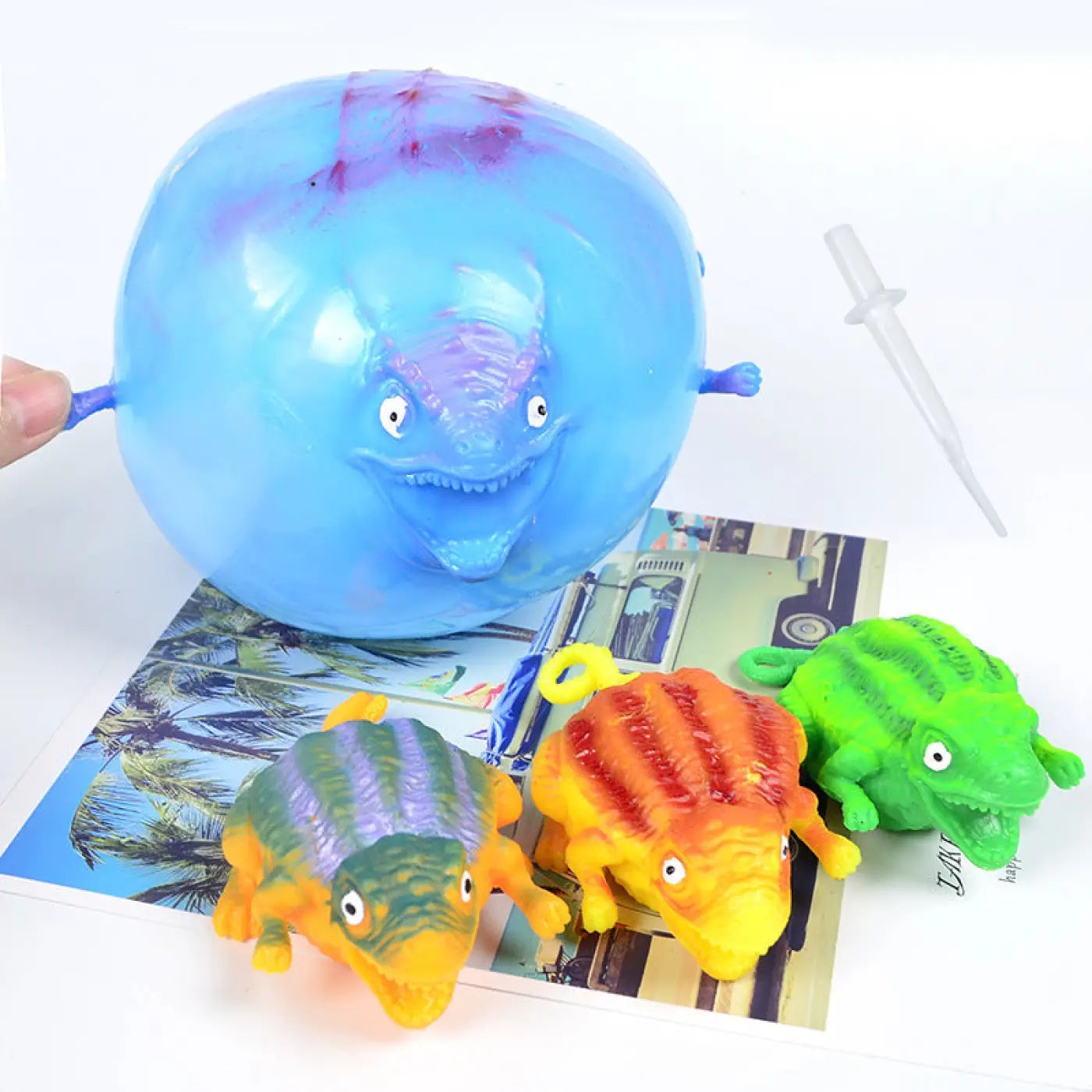 The Ball Depot novelty ball: Inflatable Animal Decompression Blowing Dinosaur Bobo Ball
