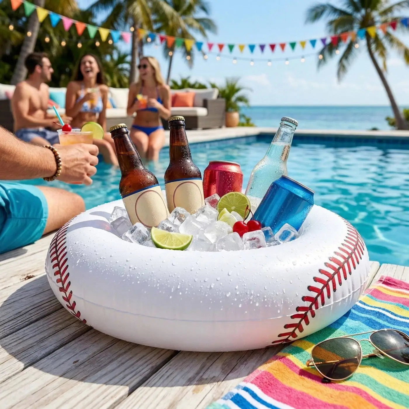 AK Brand inflatable ball: Inflatable Ball Drink Cooler