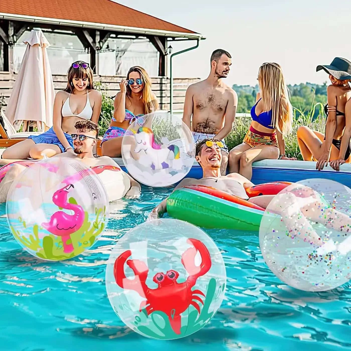 The Ball Depot beach ball: Inflatable Beach Animal 3D Ball