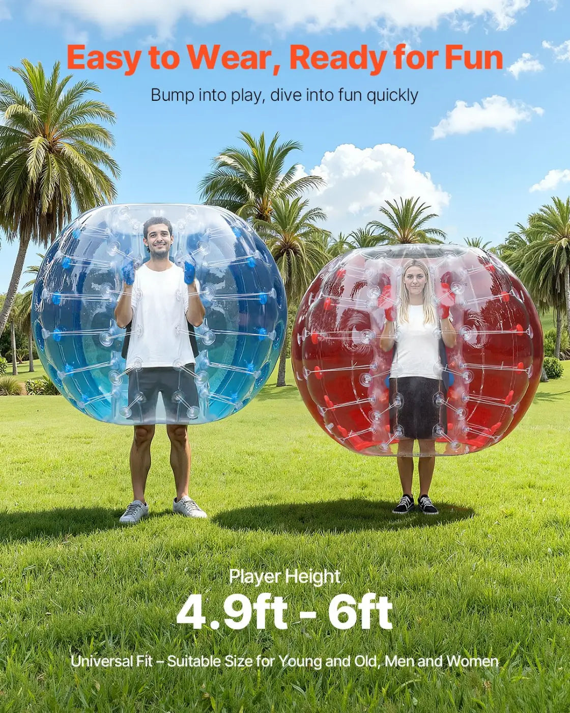 The Ball Depot bumper ball: Inflatable Bumper Balls 2-Pack