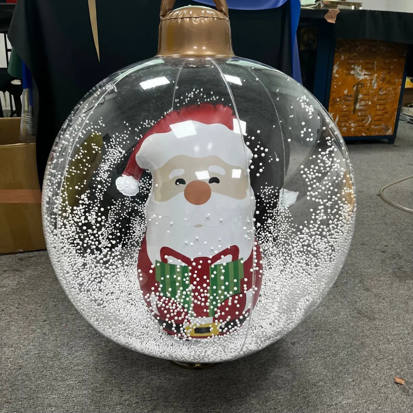 The Ball Depot holiday balls: Inflatable Christmas Ball Hanging Crafts