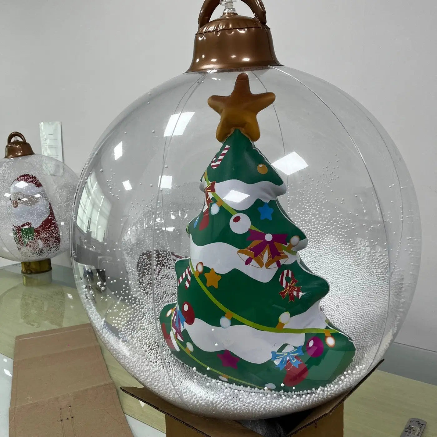 The Ball Depot holiday balls: Inflatable Christmas Ball Hanging Crafts