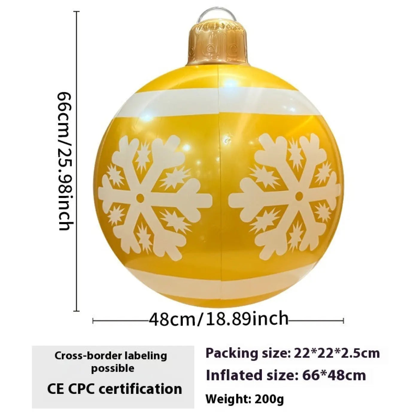 The Ball Depot holiday balls: Inflatable Christmas Ball Outdoor Garden Christmas Decorations