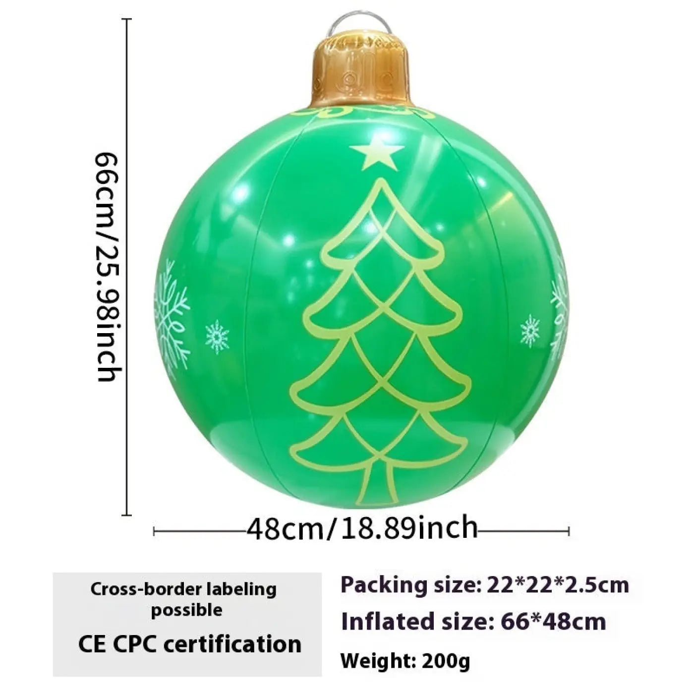 The Ball Depot holiday balls: Inflatable Christmas Ball Outdoor Garden Christmas Decorations