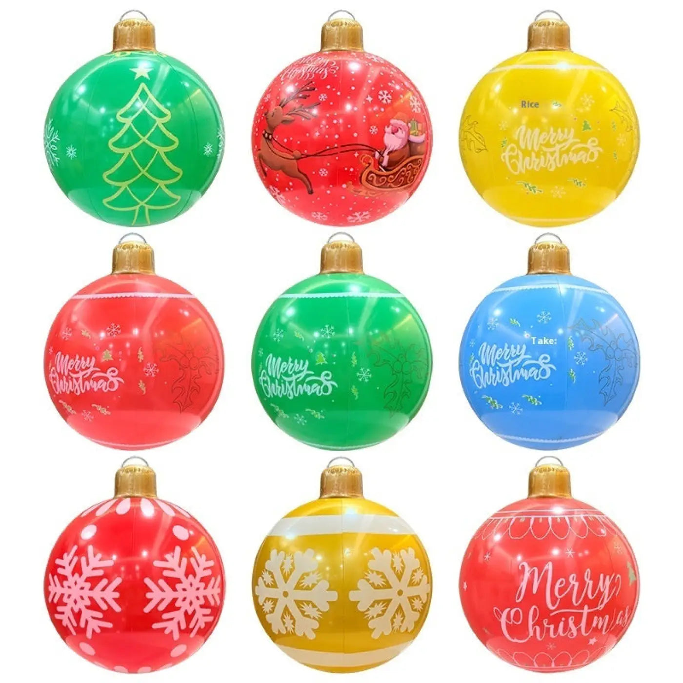 The Ball Depot holiday balls: Inflatable Christmas Ball Outdoor Garden Christmas Decorations