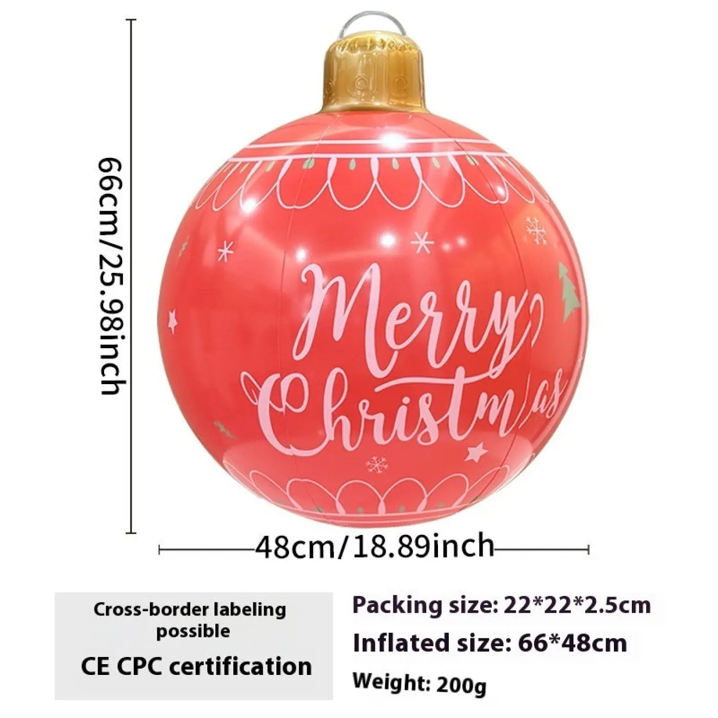 The Ball Depot holiday balls: Inflatable Christmas Ball Outdoor Garden Christmas Decorations