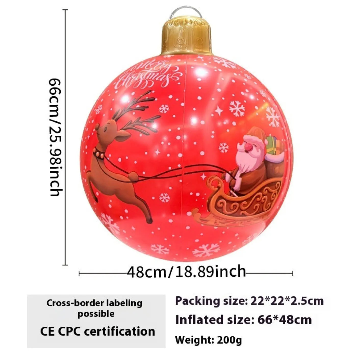 The Ball Depot holiday balls: Inflatable Christmas Ball Outdoor Garden Christmas Decorations