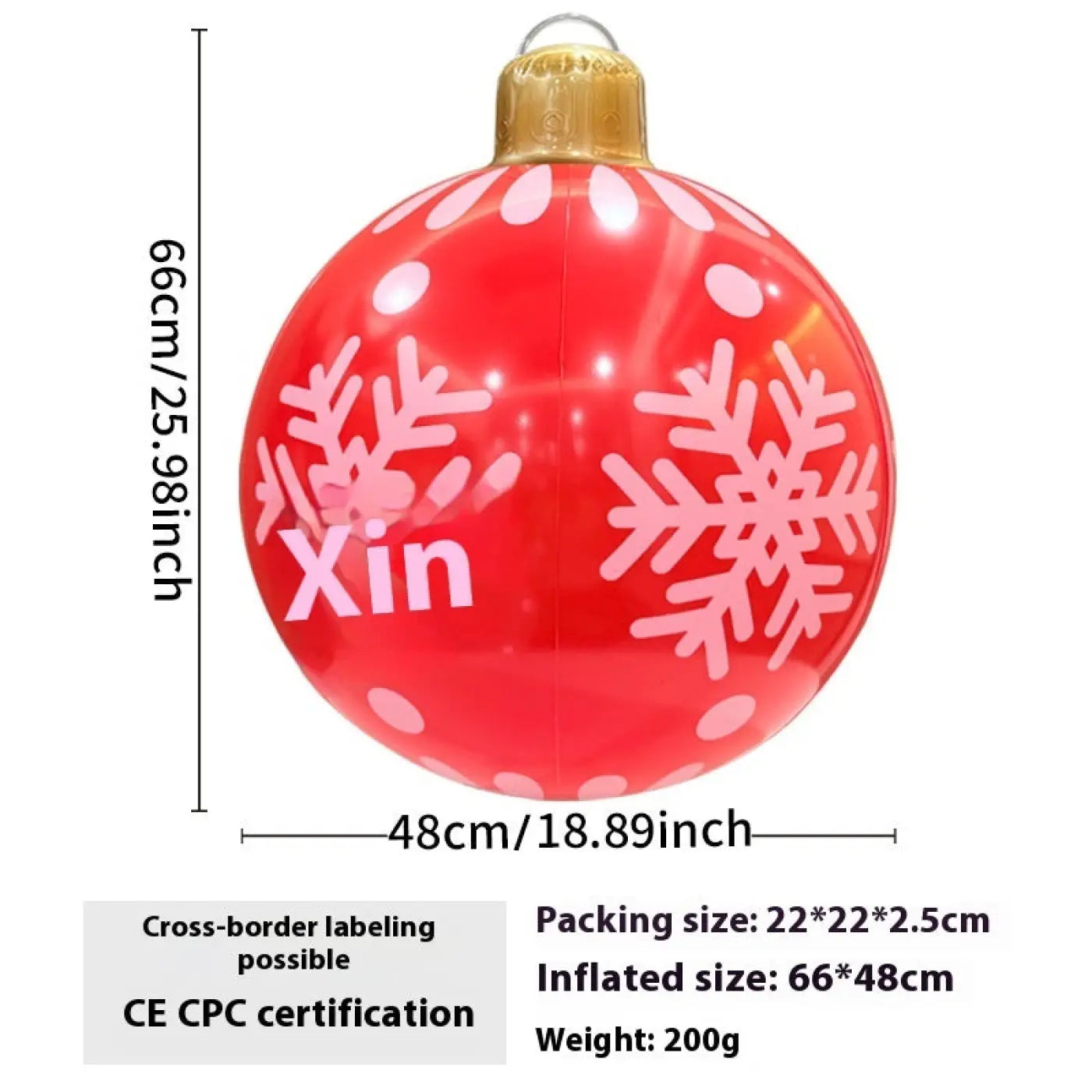 The Ball Depot holiday balls: Inflatable Christmas Ball Outdoor Garden Christmas Decorations