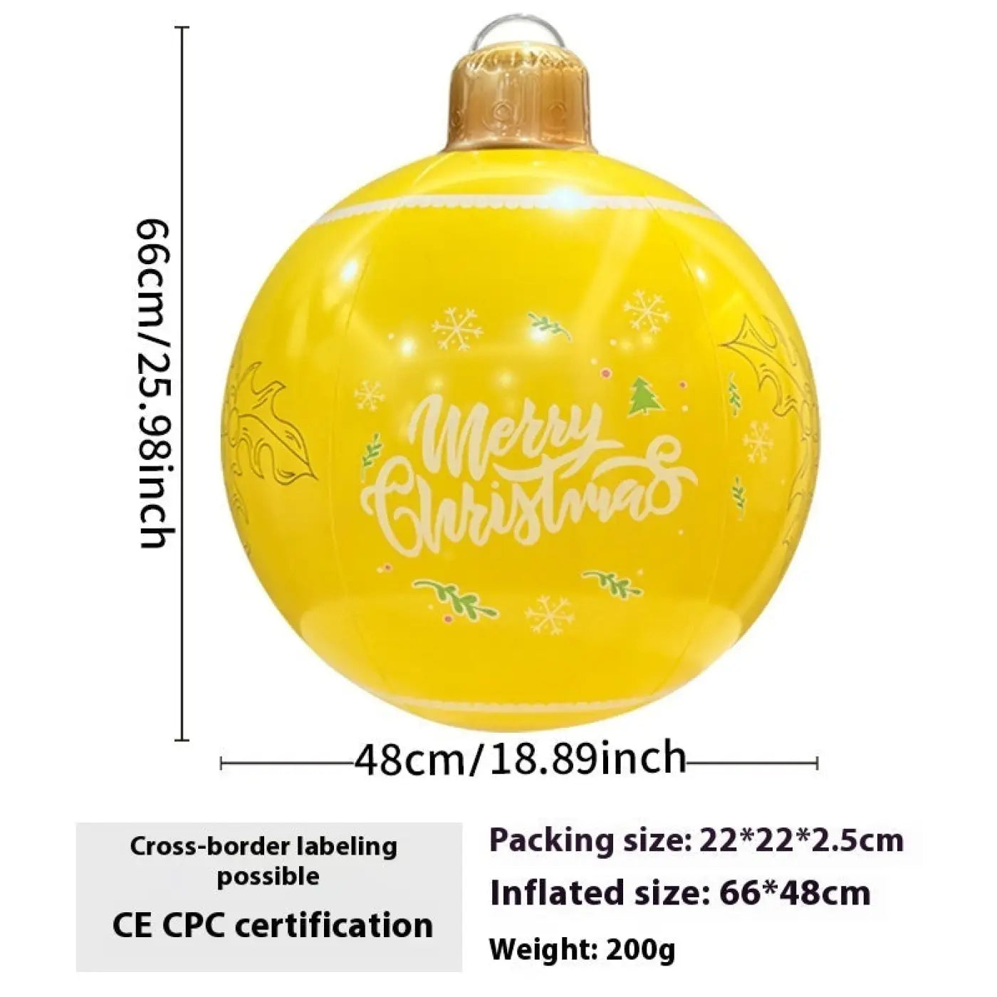 The Ball Depot holiday balls: Inflatable Christmas Ball Outdoor Garden Christmas Decorations