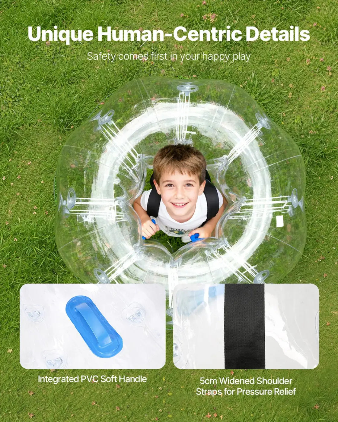 The Ball Depot bumper ball: Inflatable Clear Bumper Balls 2-Pack