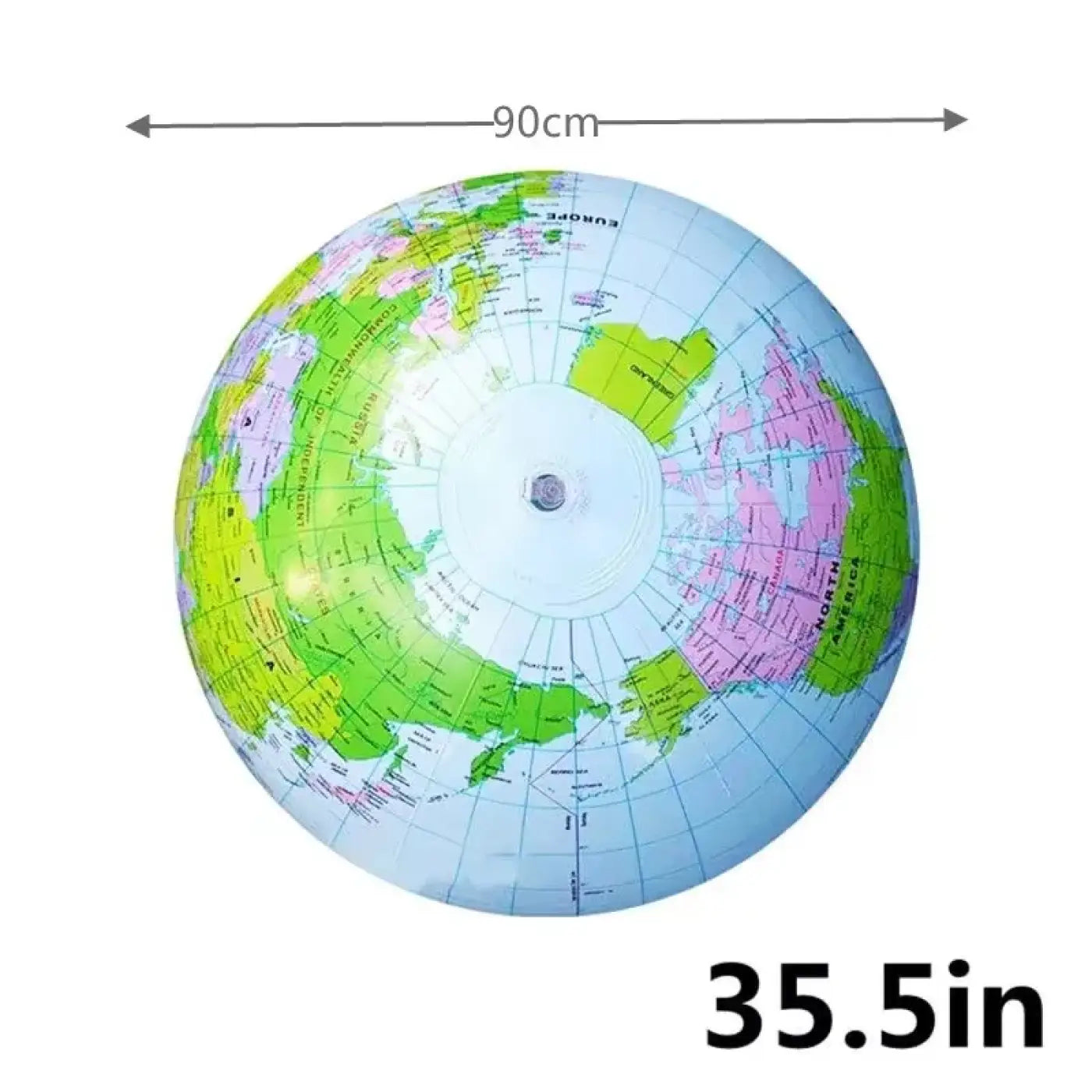 The Ball Depot giant earth ball: Inflatable Earth Beach Ball