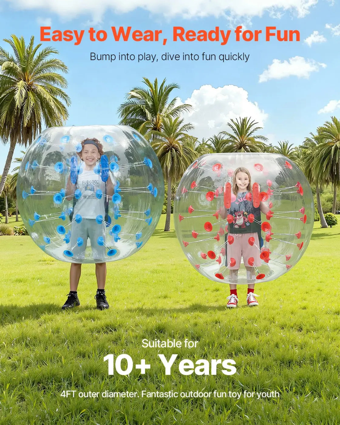 The Ball Depot kids inflatable ball: Inflatable Polka dot Bumper Balls 2-Pack,
